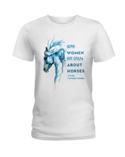 Crazy About Horses Ladies T-Shirt front