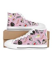 Schitt's Creek Men's High Top White Shoes tile