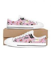 Schitt's Creek Men's Low Top White Shoes inside-left-outside-left