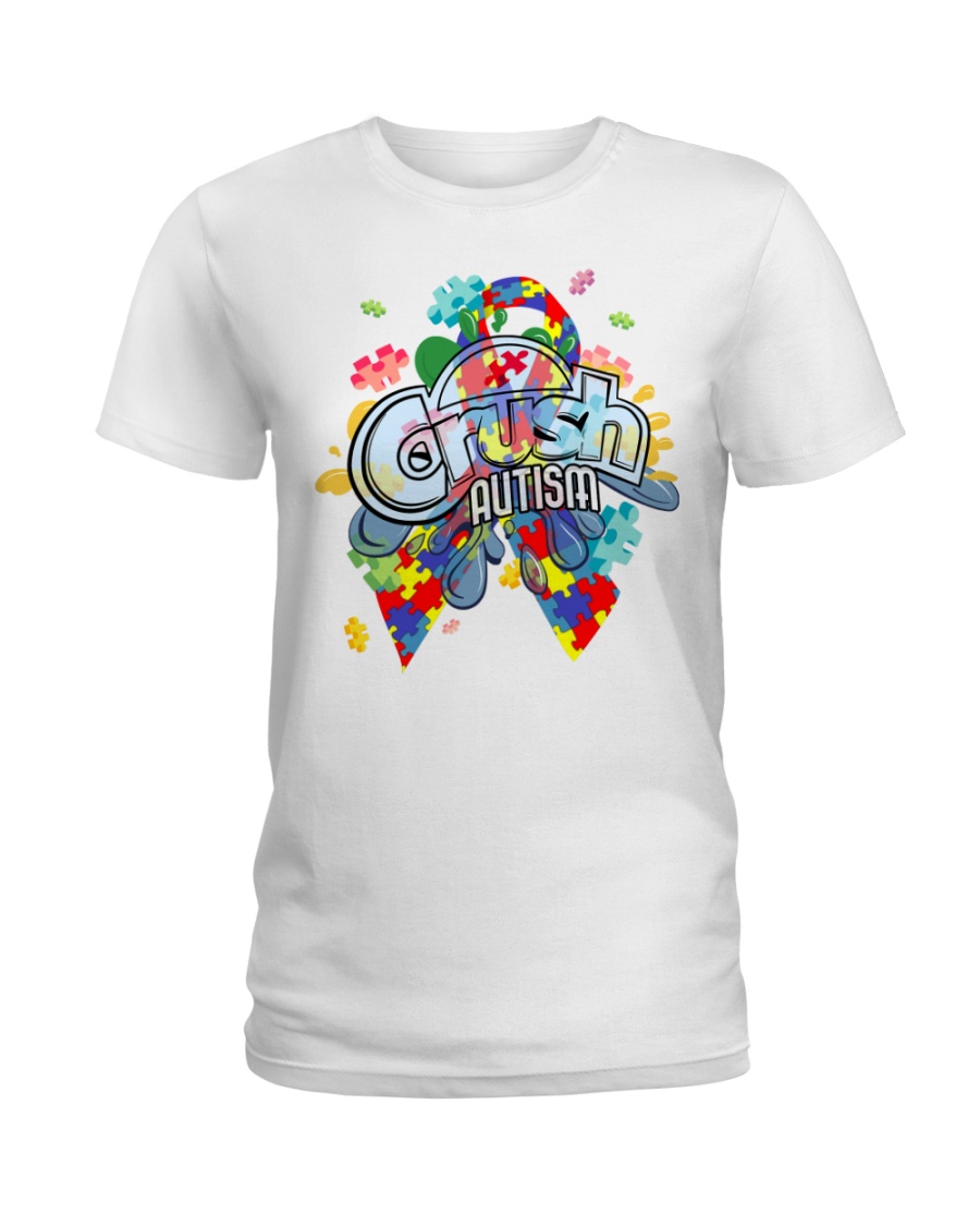 Crush Autism Ladies T-Shirt