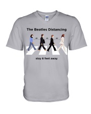 The Beatles Distancing V-Neck T-Shirt thumbnail