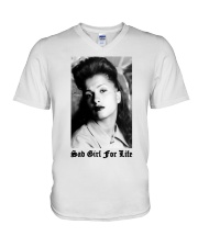 Sad Girl Mi Vida Loca V-Neck T-Shirt tile
