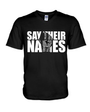Say Their Names Matter 1 V-Neck T-Shirt tile