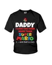 Daddy Super Mario Youth T-Shirt tile
