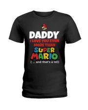 Daddy Super Mario Ladies T-Shirt tile
