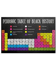 Periodic Table Of Black History Poster Canvas 24x16 Poster front