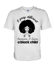 I Have A Black Child V-Neck T-Shirt tile