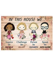 Inspire Challenge Persist Speak Like Poster 24x16 Poster front