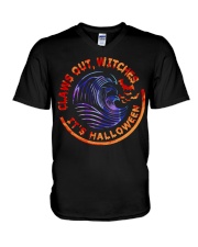 Claws Out Witches V-Neck T-Shirt thumbnail