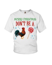 Merry Xmas Chicken Youth T-Shirt thumbnail