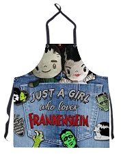 Just A Girl Who Loves Frankenstein Tote Apron tile