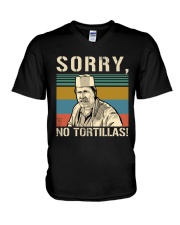 Sorry No Tortillas V-Neck T-Shirt tile