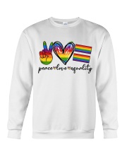 Peace Love Equality Crewneck Sweatshirt tile