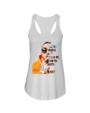 No Matter Ladies Flowy Tank tile