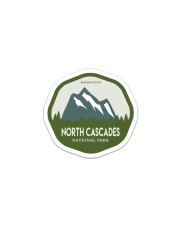 North Cascades Sticker - Single (Vertical) front