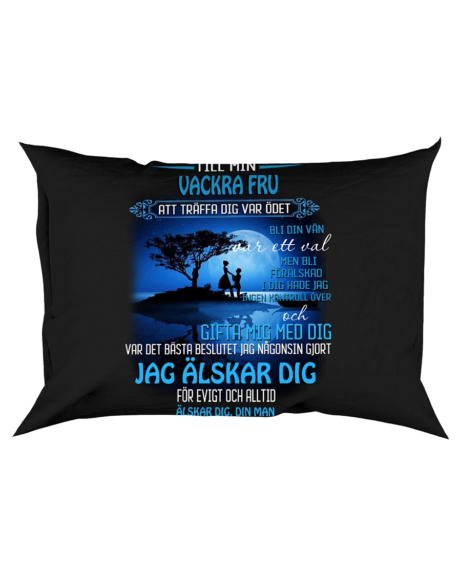 til min vackra fru Rectangular Pillowcase