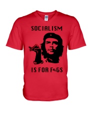 CROWDER SOCIALISM SHIRT V-Neck T-Shirt thumbnail