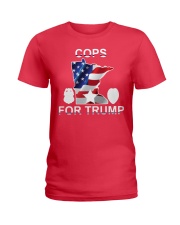Cops For Trump Shirt Ladies T-Shirt thumbnail