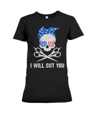 I will cut you Premium Fit Ladies Tee thumbnail