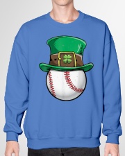 Baseball St Patricks Day Crewneck Sweatshirt garment-crewneck-sweatshirt-front-01