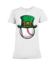 Baseball St Patricks Day Premium Fit Ladies Tee tile