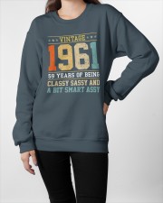 1961 - Being Classy Sassy And Smart Assy Crewneck Sweatshirt apparel-crewneck-sweatshirt-lifestyle-front-09