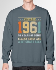 1961 - Being Classy Sassy And Smart Assy Crewneck Sweatshirt garment-crewneck-sweatshirt-front-01