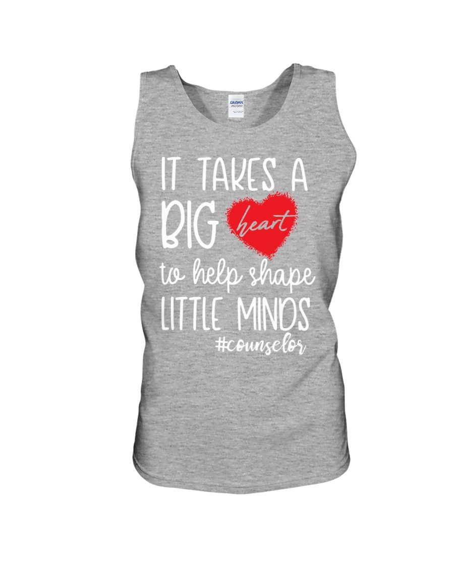 It takes a big Heart to help shape little minds Unisex Tank