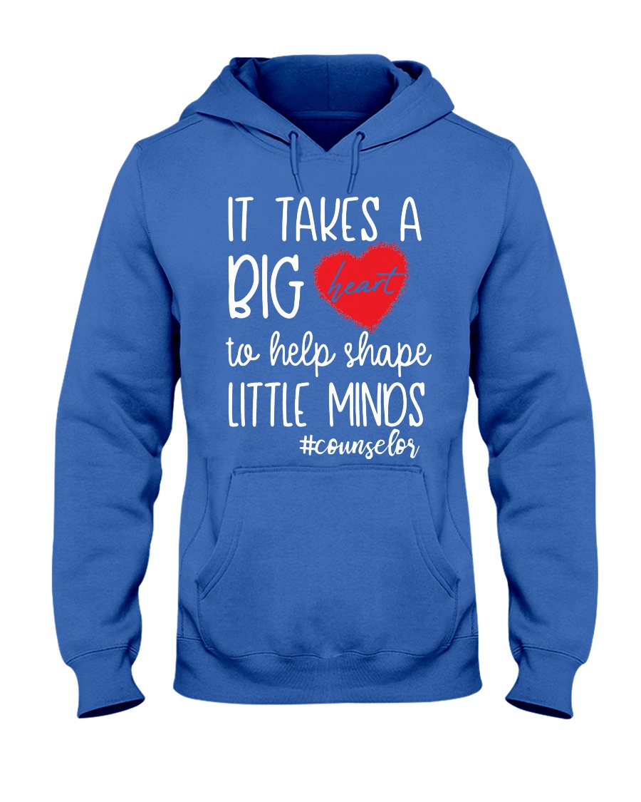 It takes a big Heart to help shape little minds Hooded Sweatshirt