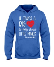 It takes a big Heart to help shape little minds Hooded Sweatshirt thumbnail