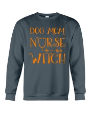 Dog Mom Nurse Witch Crewneck Sweatshirt thumbnail