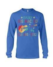 Easily Distracted by Guitars and Dogs Long Sleeve Tee thumbnail