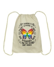 I am the Storm - Kidney Warrior Drawstring Bag front