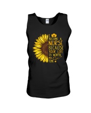 I became a Nurse because your life is worth my tim Unisex Tank thumbnail