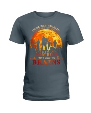Multiple Sclerosis Halloween Ladies T-Shirt thumbnail