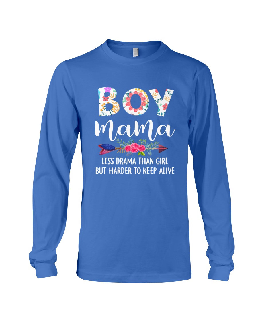 Boy Mama Long Sleeve Tee