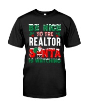 Be nice - Santa is watching Classic T-Shirt front