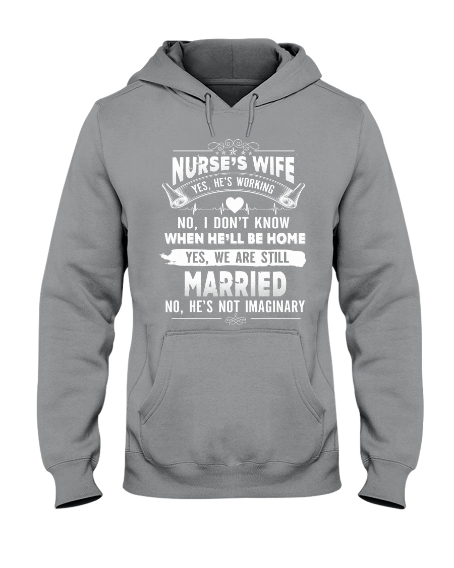 Nurse's Wife Hooded Sweatshirt