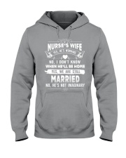 Nurse's Wife Hooded Sweatshirt front