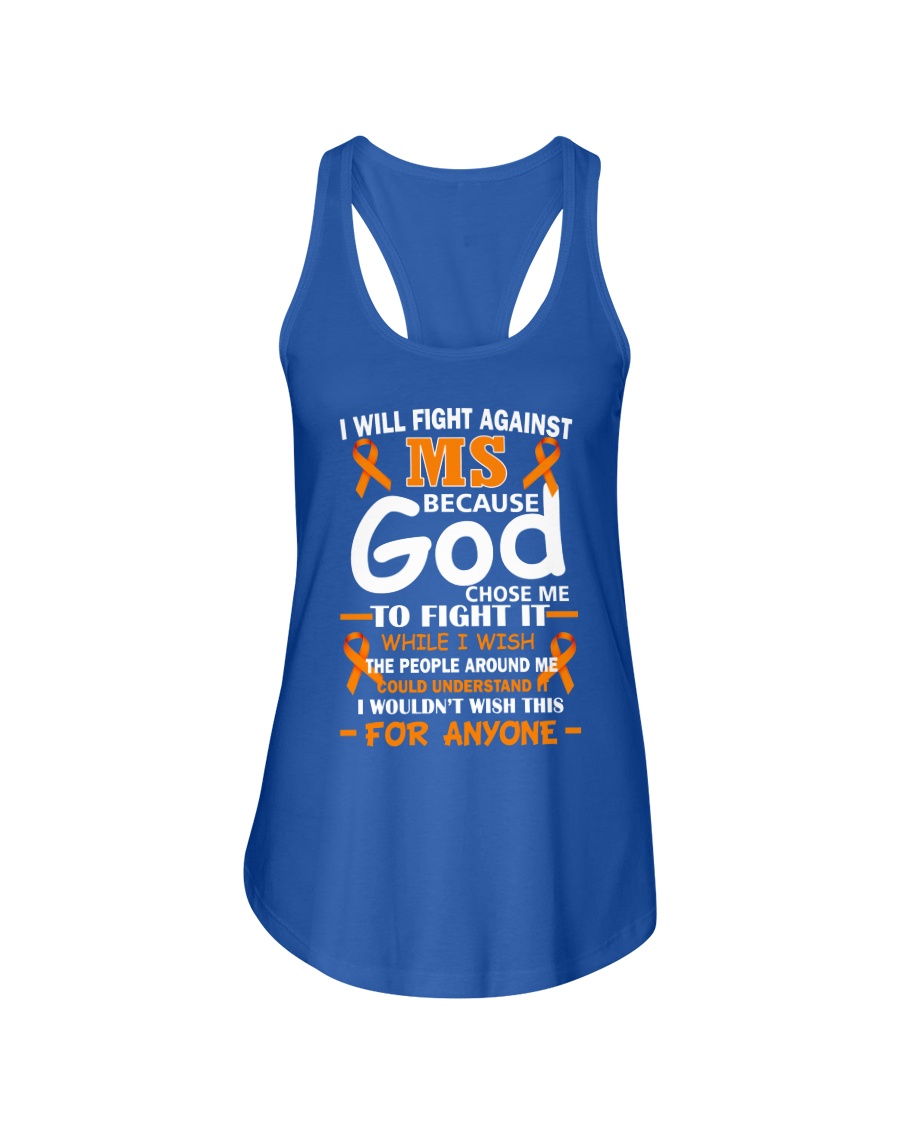 I will fight against MS Ladies Flowy Tank