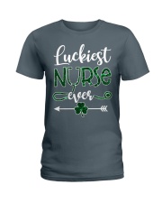 Luckiest Nurse Ever Ladies T-Shirt thumbnail