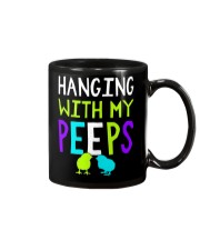 Hanging with my peeps funny easter t shirt Mug thumbnail