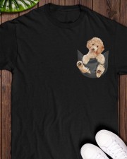 Poodle In Pocket Classic T-Shirt apparel-classic-tshirt-lifestyle-front-160
