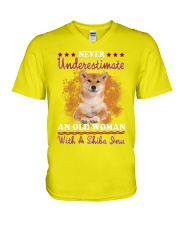 Shiba Inu V-Neck T-Shirt tile