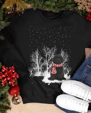 BLACK Goldendoodle Crewneck Sweatshirt apparel-crewneck-sweatshirt-lifestyle-front-24