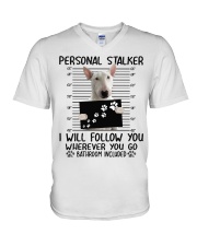 Bull Terrier V-Neck T-Shirt tile