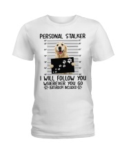 Golden Retriever Ladies T-Shirt tile