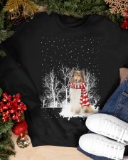 rough collie Crewneck Sweatshirt apparel-crewneck-sweatshirt-lifestyle-front-24