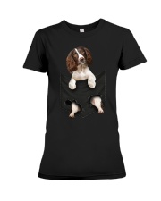 English Springer Spaniel Pocket Premium Fit Ladies Tee tile