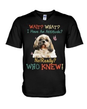 Shih Tzu V-Neck T-Shirt tile